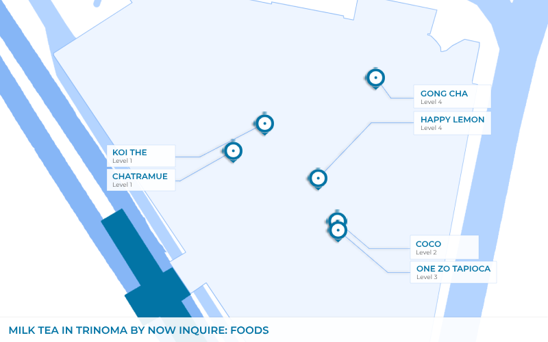 Map - Milk Tea in TriNoma